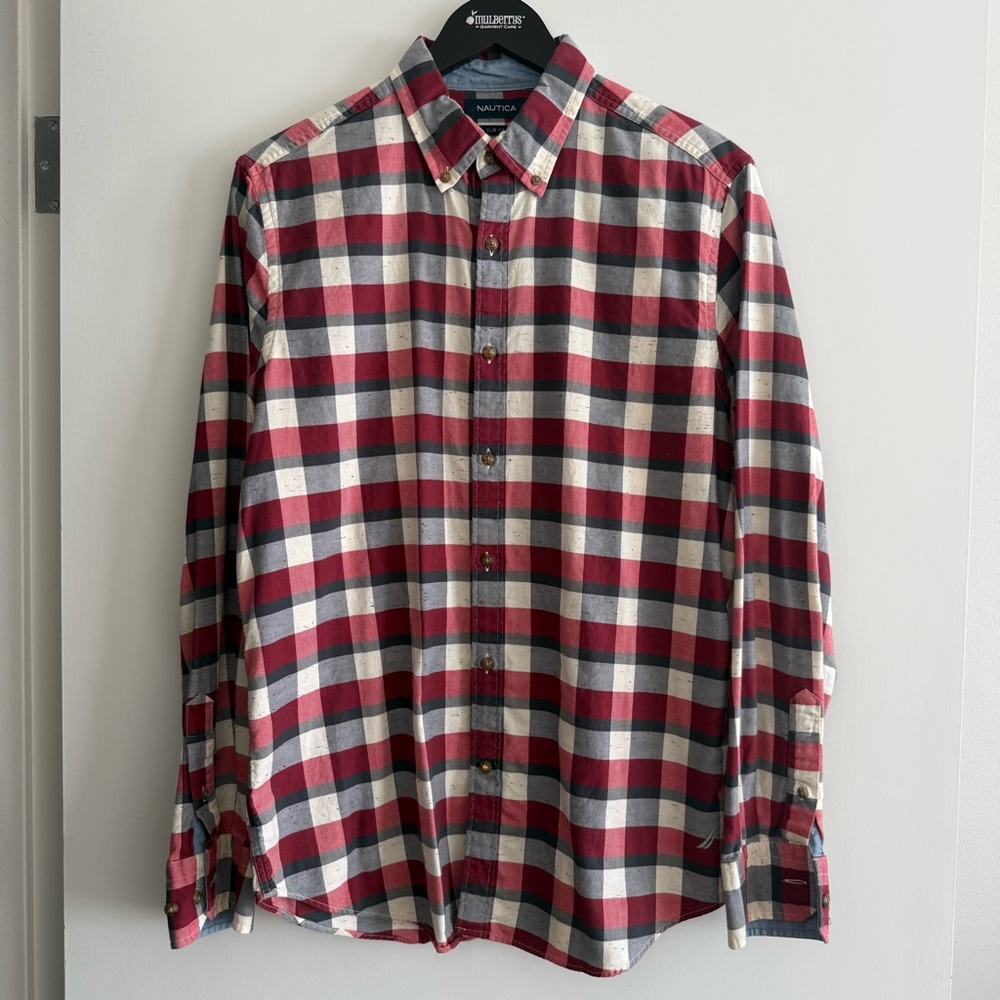 100% cotton Nautica Plaid Shirt